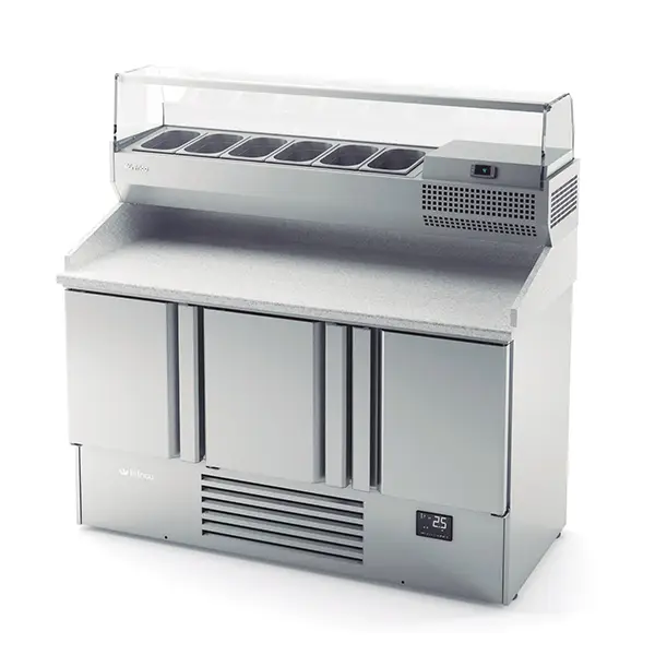 INFRICO Compact Triple Door Pizza Prep Counter ME1003VIP