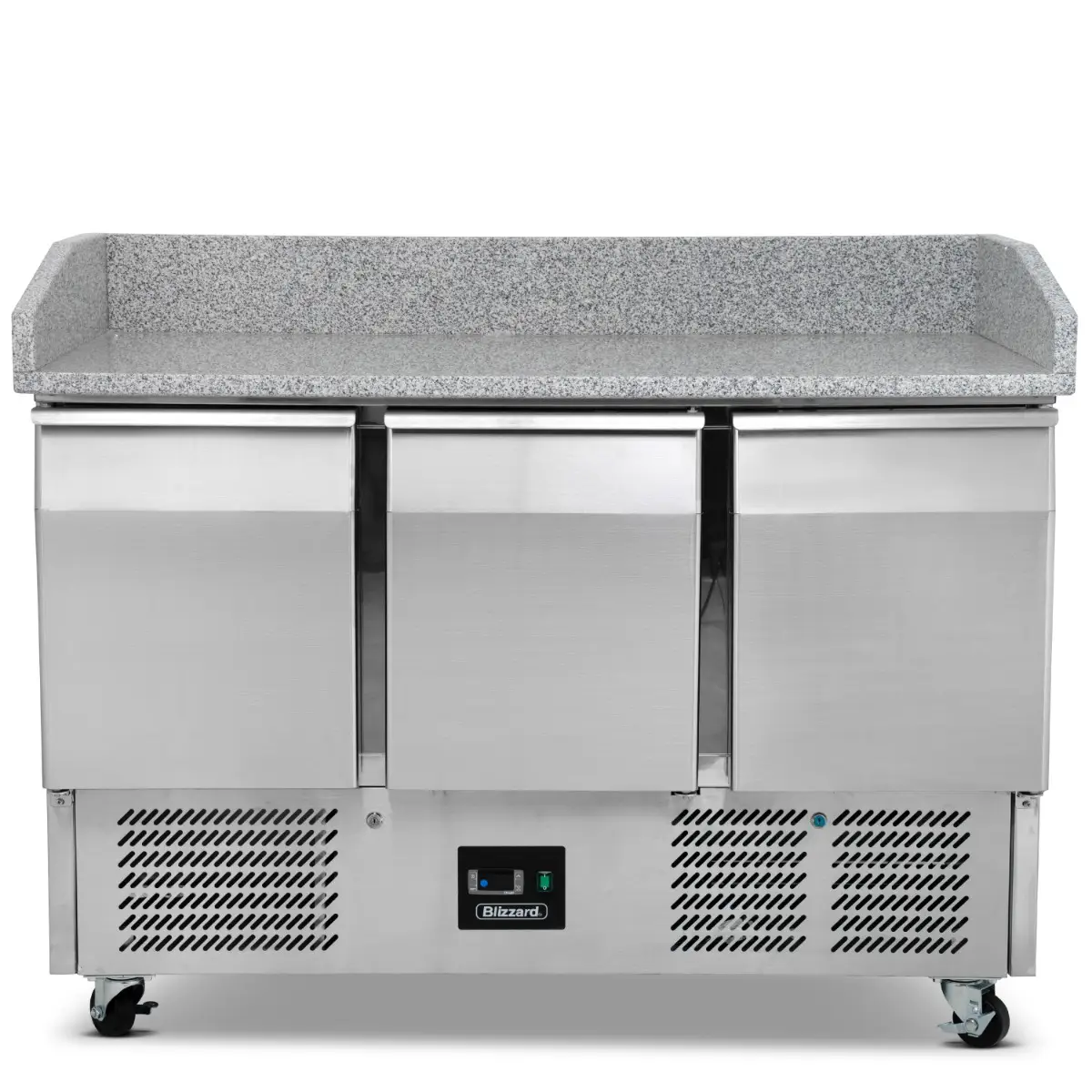 BLIZZARD Compact Triple Door Pizza Prep Counter BCC3PIZZA - Image 4