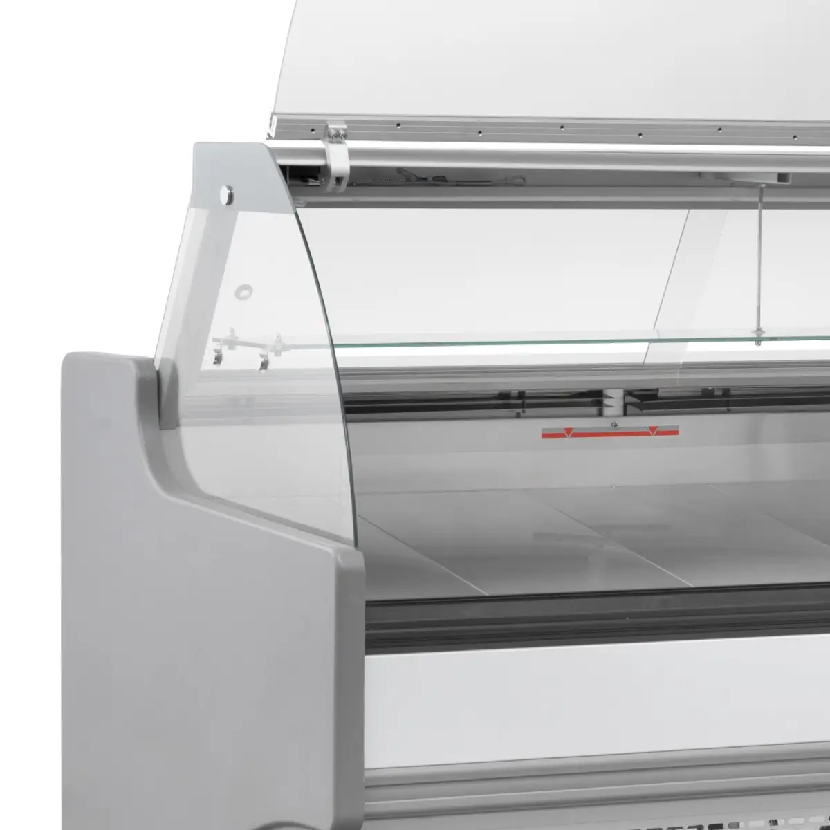 BLIZZARD 1.3m Curved Glass Serve Over Counter BCG130WHV2 - Image 4