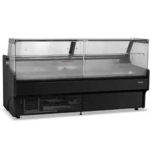 BLIZZARD 2m Flat Glass Serve Over Counter BFG200BKV2