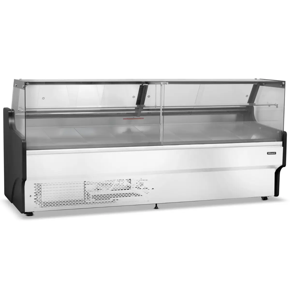 BLIZZARD 2.5m Flat Glass Serve Over Counter BFG250WHV2