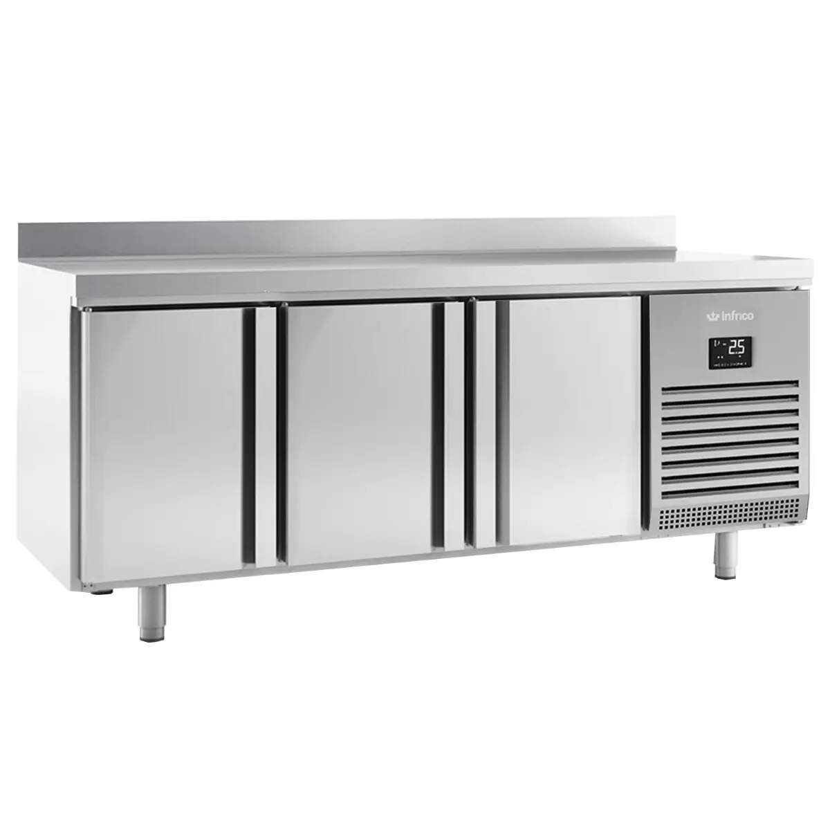 INFRICO Slimline Triple Door Freezer Counter With Upstand BMPP2000BT