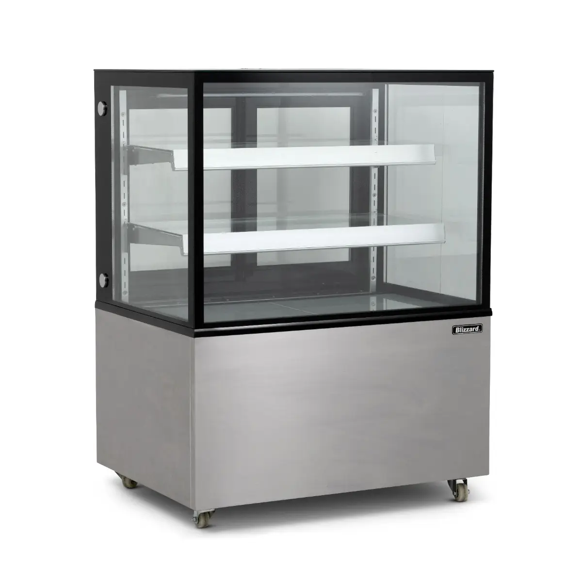 BLIZZARD 1.5m Double Tier Refrigerated Flat Glass Display Unit RFG15-2