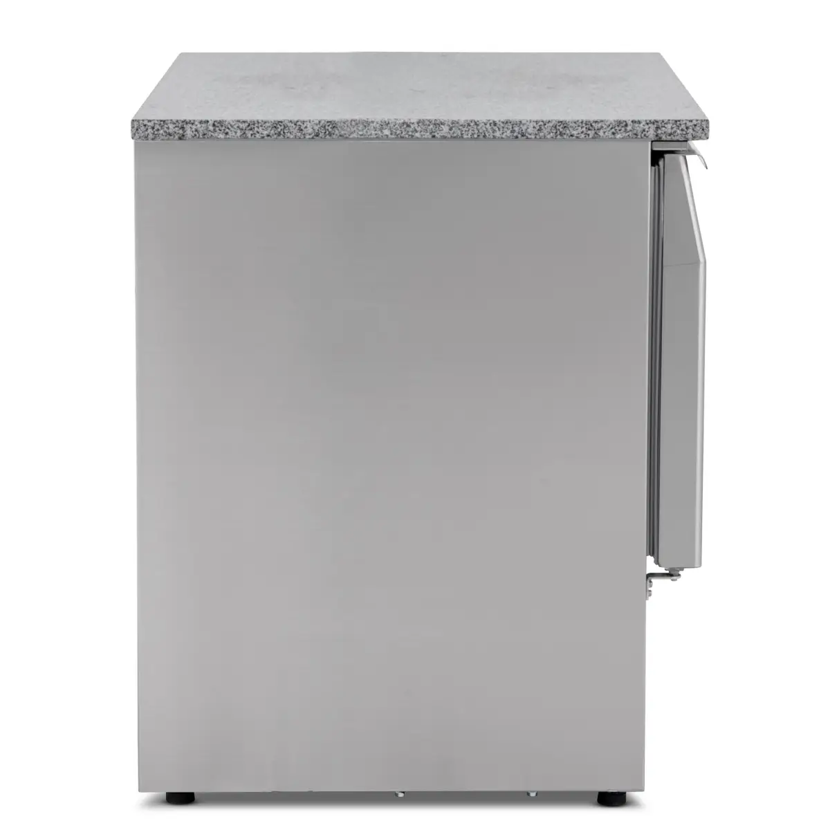 BLIZZARD Compact Triple Door Counter Refrigerator With Granite Worktop BCC3-GR-TOP - Image 3
