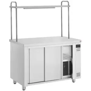INOMAK 1600mm Hot Cupboard With Single Heated Gantry HCPW-SHG16