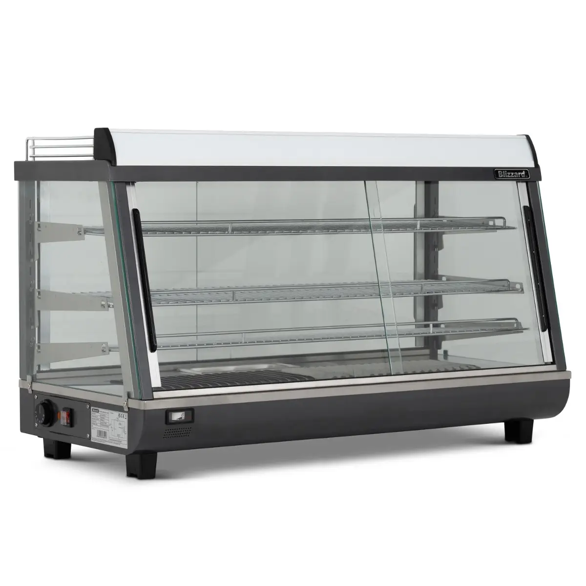 BLIZZARD 186L Counter Top Duel Access Heated Merchandiser HSS186