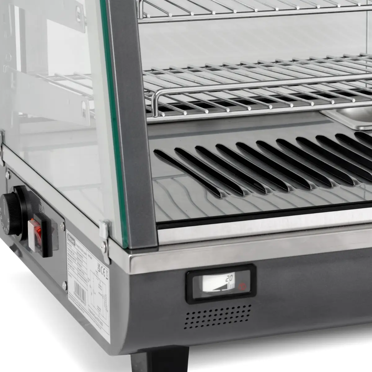 BLIZZARD 186L Counter Top Duel Access Heated Merchandiser HSS186 - Image 5