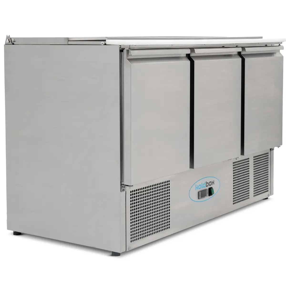 KOLDBOX Compact Triple Door Refrigerated Saladette KXCC3-PREP