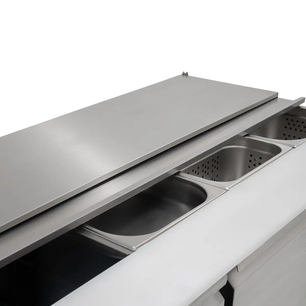 KOLDBOX Compact Triple Door Refrigerated Saladette KXCC3-PREP - Image 4