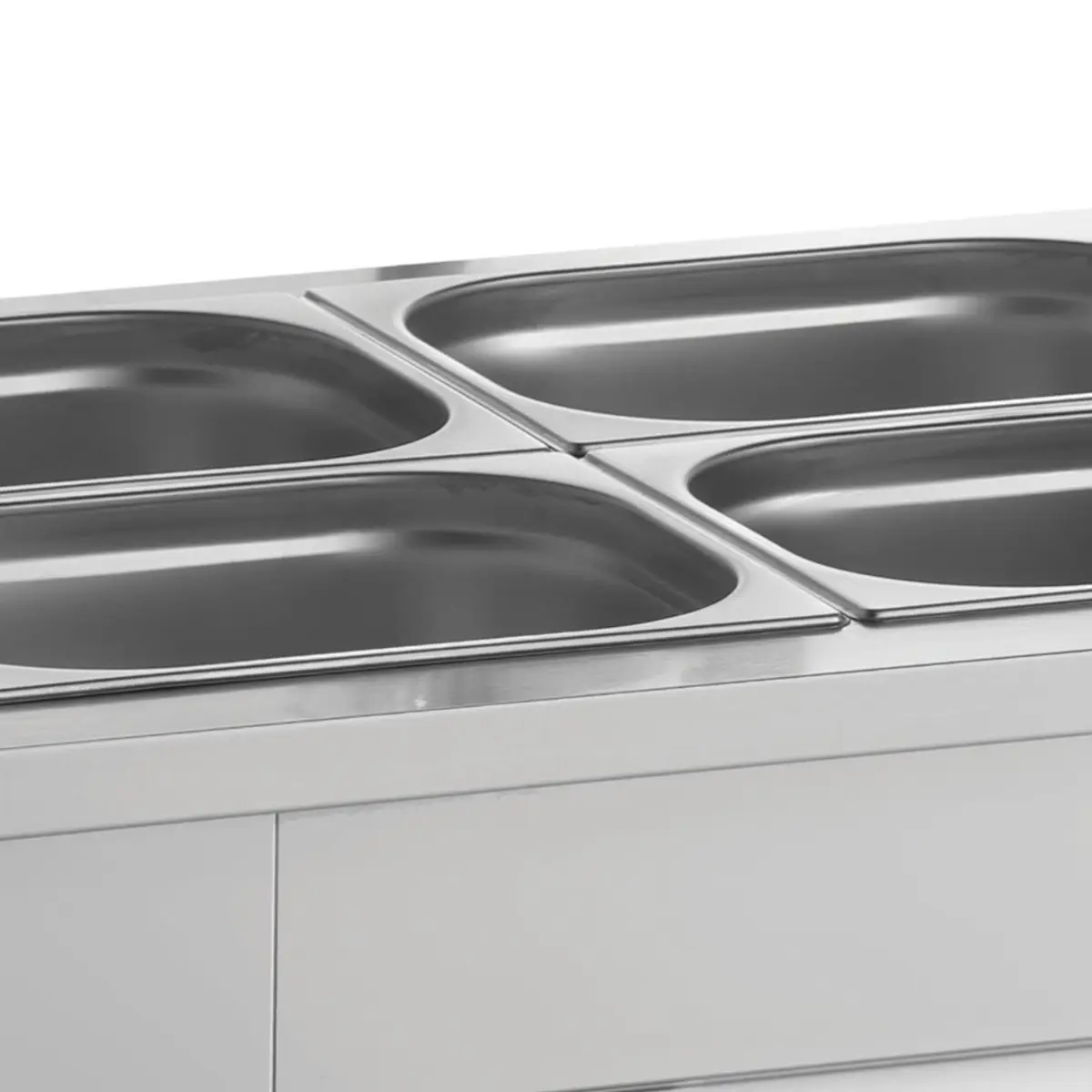 INOMAK Counter Top Bain Marie 2x GN1/1 MAV67 - Image 3