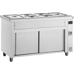 INOMAK Bain Marie with Heated Cupboard 4x GN1/1 MHV714