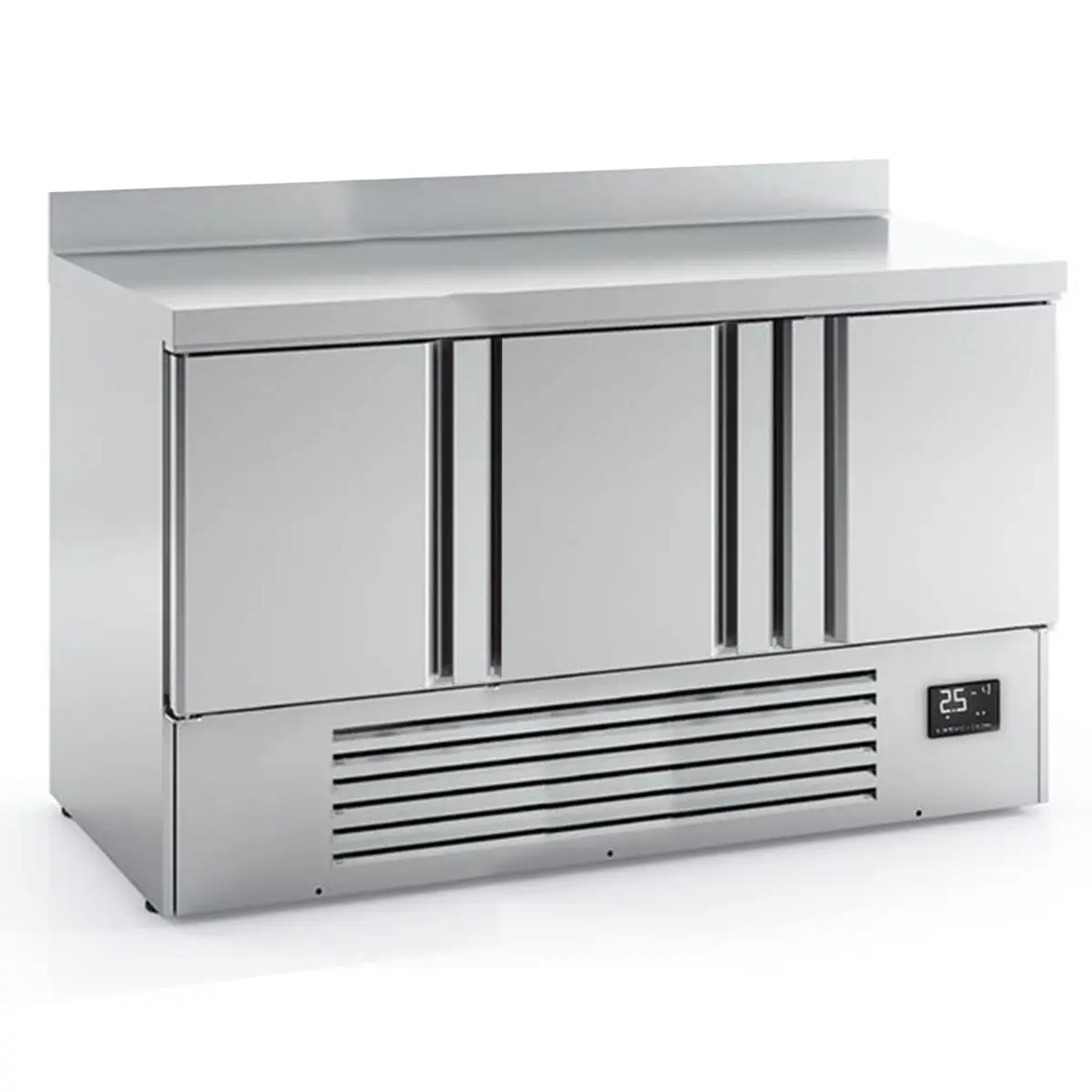 INFRICO Compact Triple Door Refrigerated Counter With Upstand ME1003II