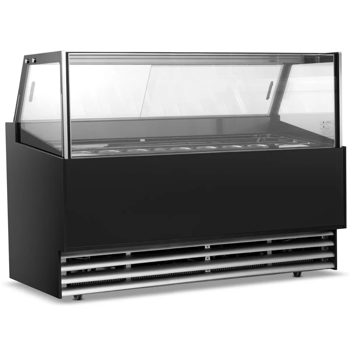 BLIZZARD 15 Pan Ice Cream Display LUXE15