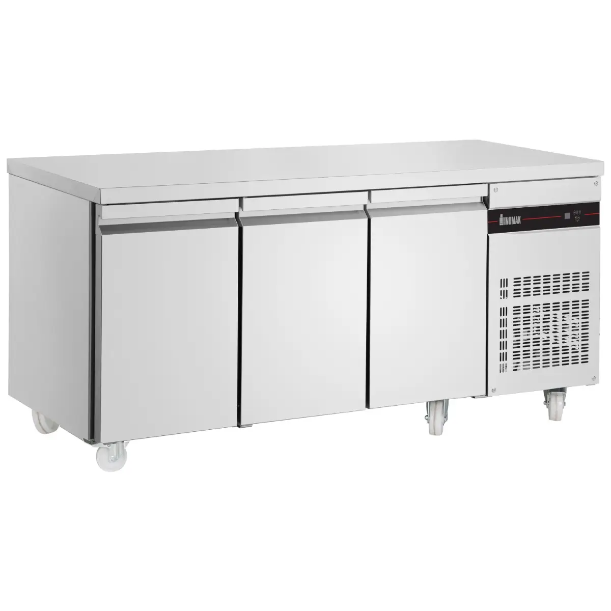 INOMAK 429L Triple Hinged Door Gastronorm Counter Refrigerator PN999-HC - Image 2