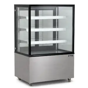 BLIZZARD 1.5m Triple Tier Heated Flat Glass Display Unit HFG15-3