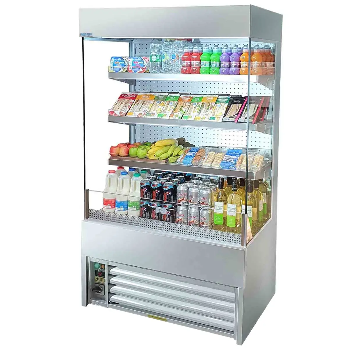 FROST-TECH 1m Low Height Slim Tiered Display SLD60-100HCMK11