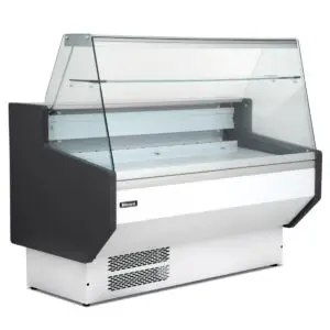 BLIZZARD 1.3m Flat Glass Serve Over Counter ZETA130