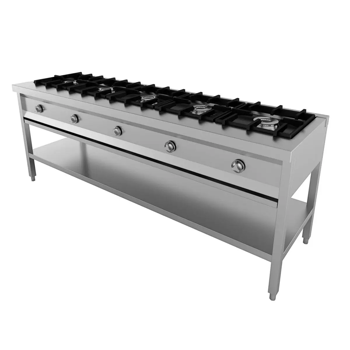 CombiSteel Pancake Preparation Table 5 Burners 7003.0920