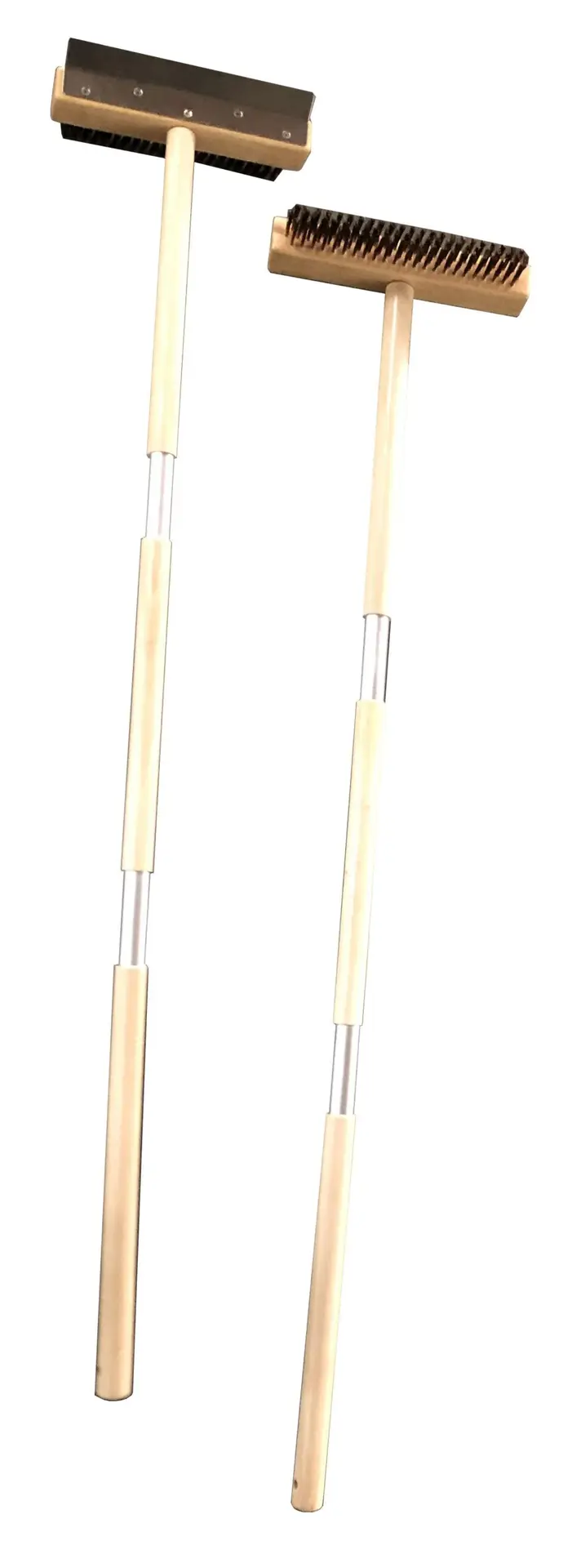CombiSteel Pizza Oven Brush with Scraper and Wooden Handle 25-120 7013.1855