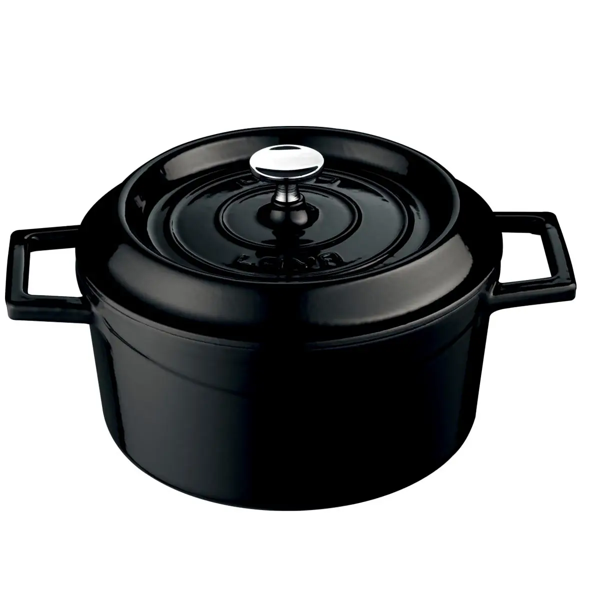 CombiSteel Lava Cast Iron Casserole Ø32cm Black 7013.2915