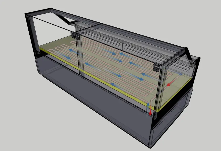 CombiSteel Rick 2.0m Refrigerated Meat Display with Plate Cooling 7076.0020 - Image 2