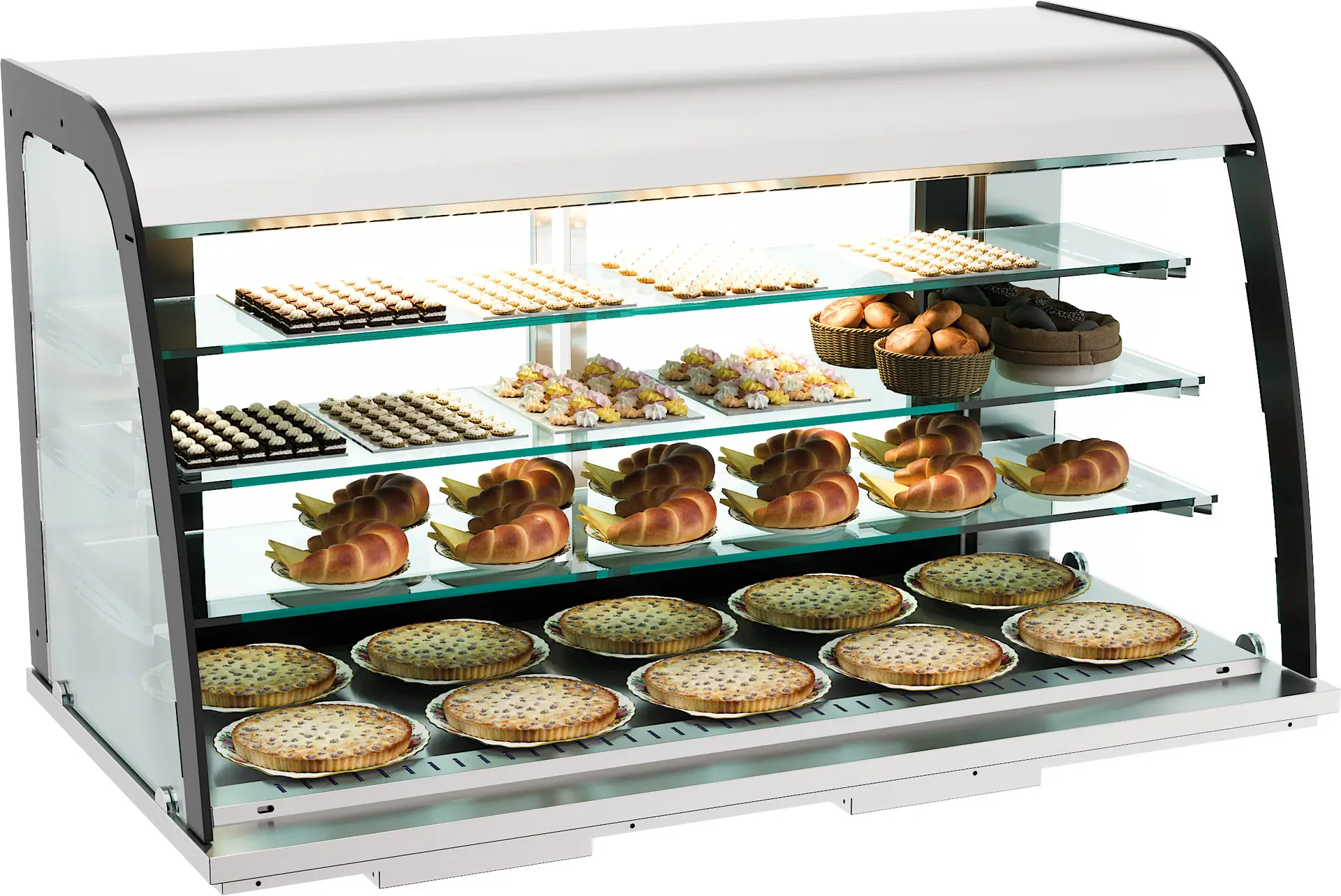 CombiSteel Drop-in Neutral Display 155L Open Front 7178.2035