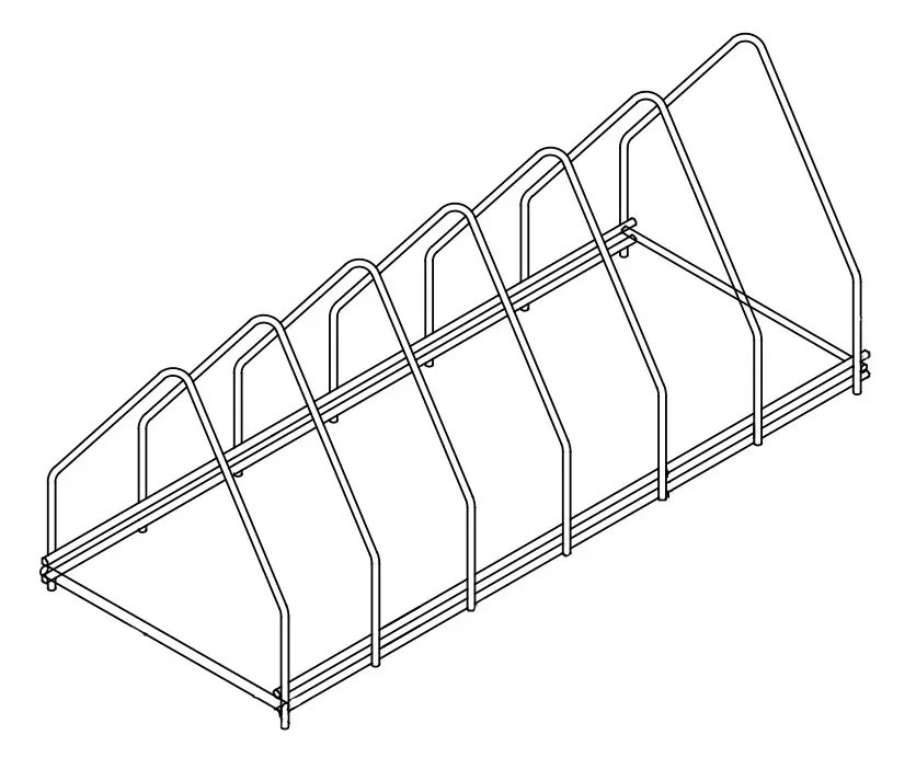 CombiSteel Stainless Steel Tray Rack 6 7280.0125