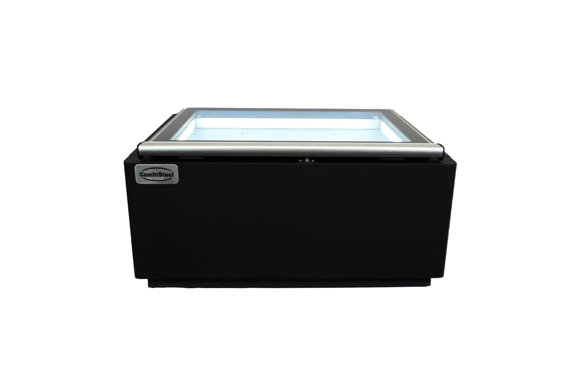 CombiSteel Countertop Ice Cream Display Freezer Black Opens on the Operating Side 7292.0010 - Image 3