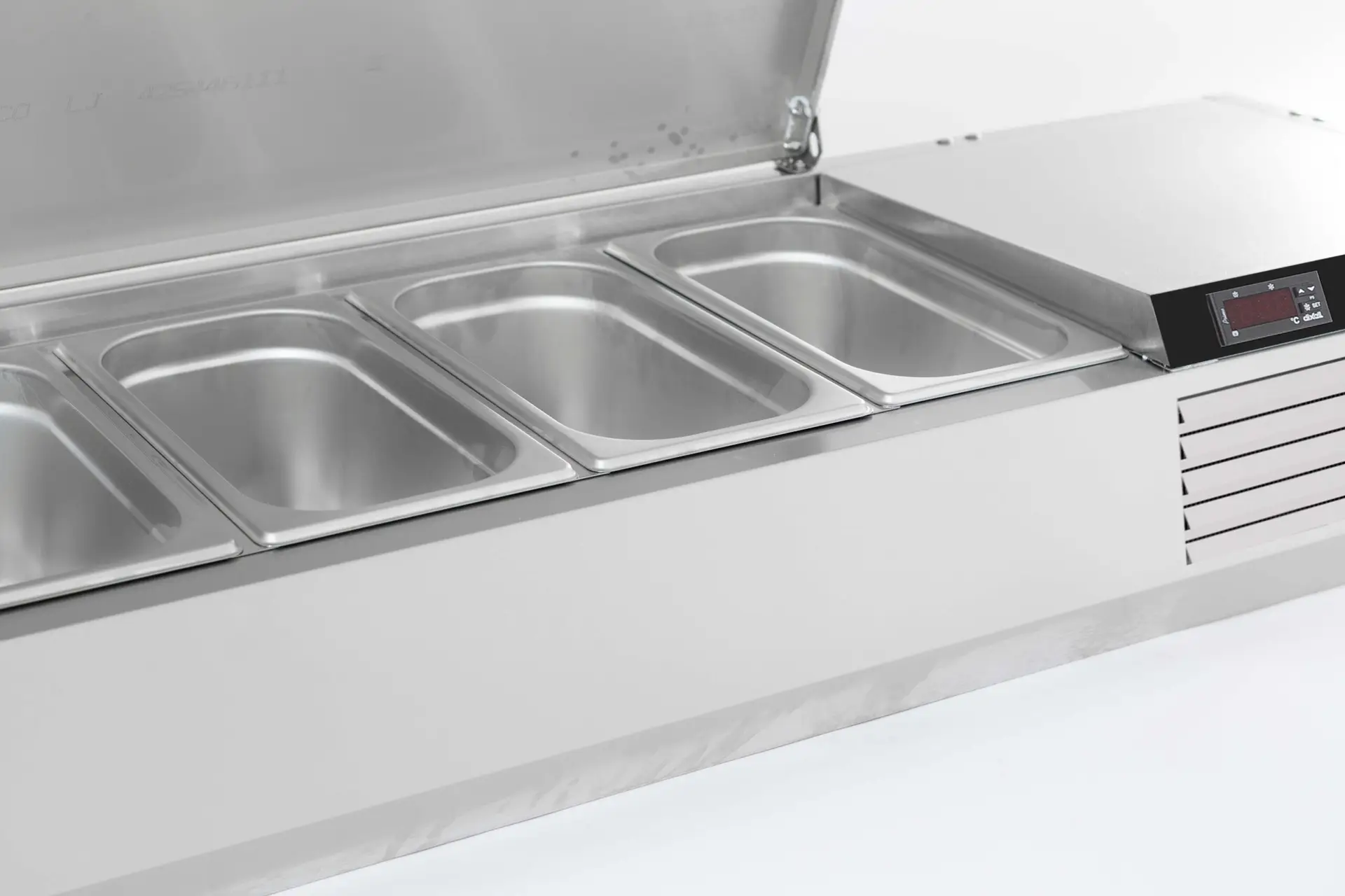 CombiSteel Refrigerated Counter Top Stainless Steel Top 6x 1/4GN 7450.0027 - Image 5