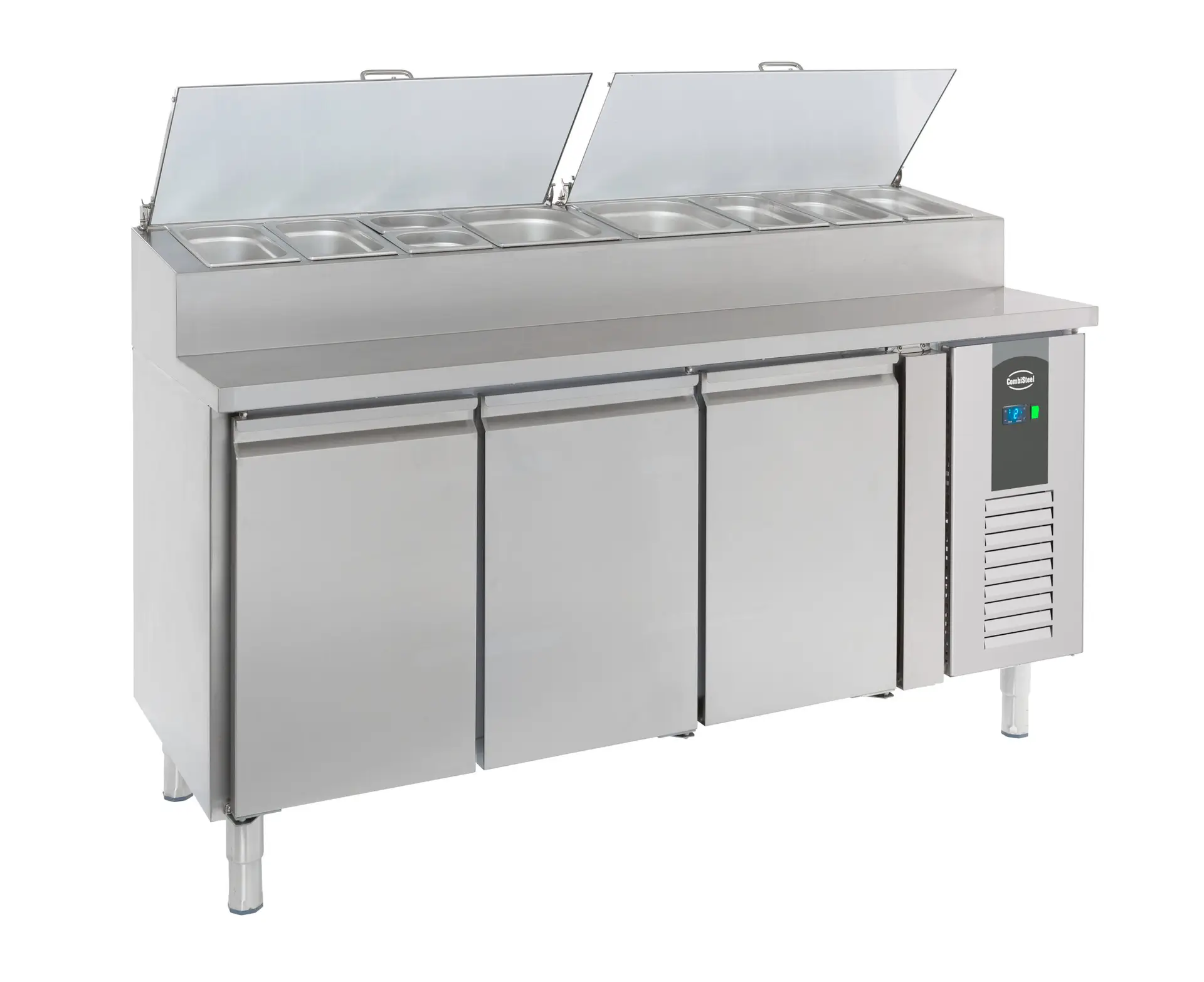 CombiSteel Saladette Triple Door 8x 1/3GN Container 7450.0104 - Image 2