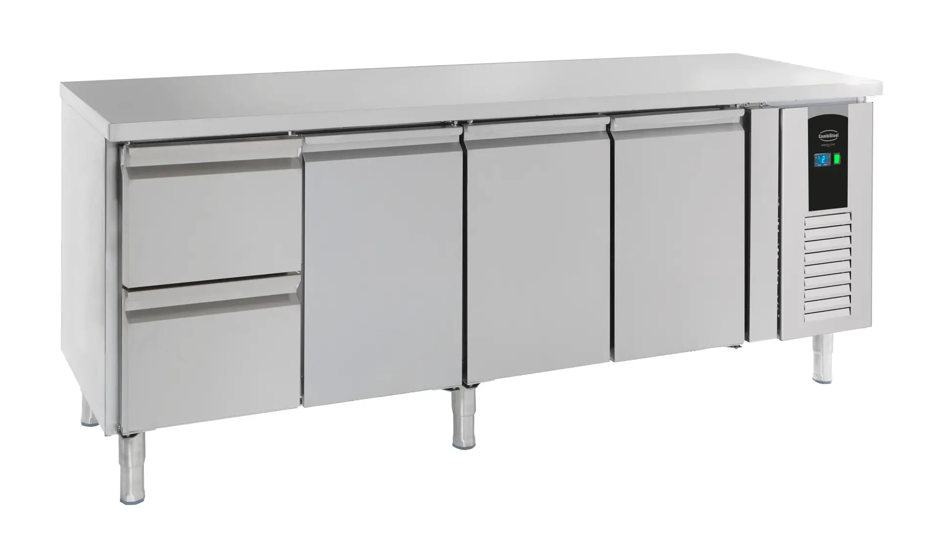 CombiSteel 700 Series Refrigerated Counter Triple Door and 2 Drawers Energy Line 7450.5025