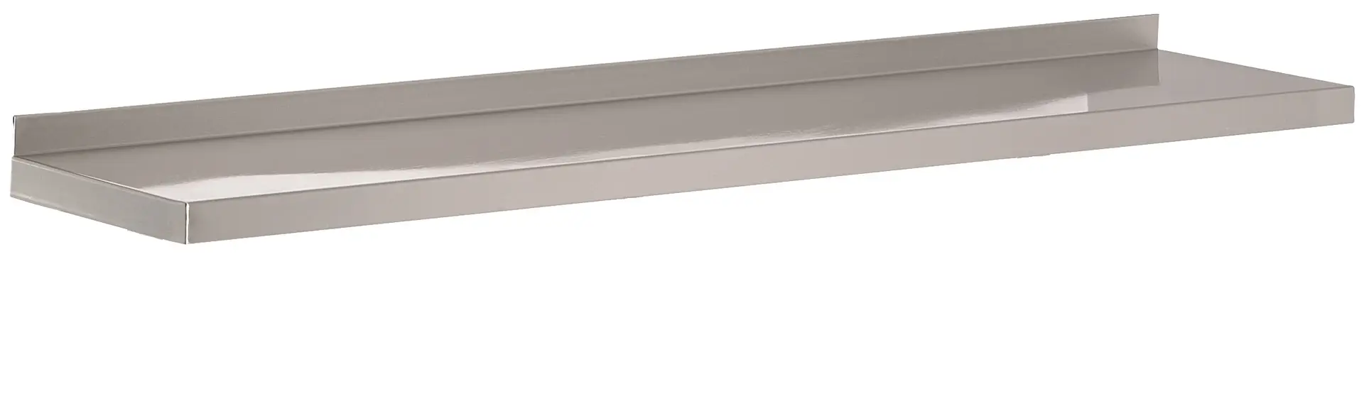 CombiSteel Stainless Steel Wall Shelf 300x600mm excl. Brackets 7455.0490
