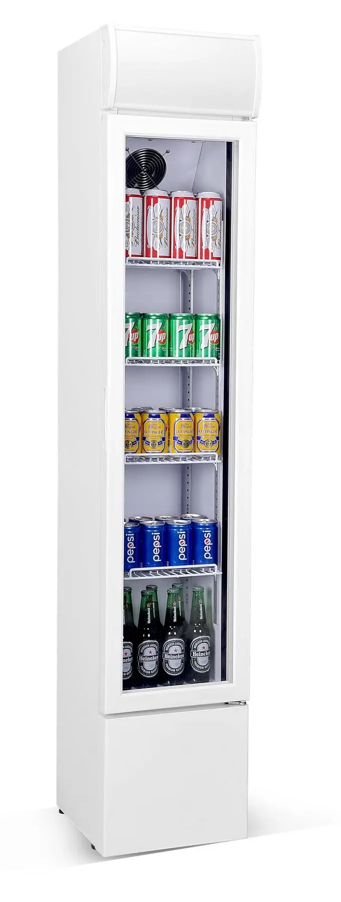 CombiSteel Narrow Glass Door Display Fridge 7455.1385