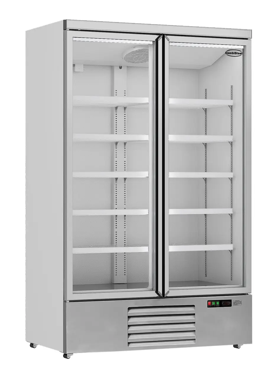 CombiSteel Double Glass Door Display Fridge JDE-1000R 7455.2200