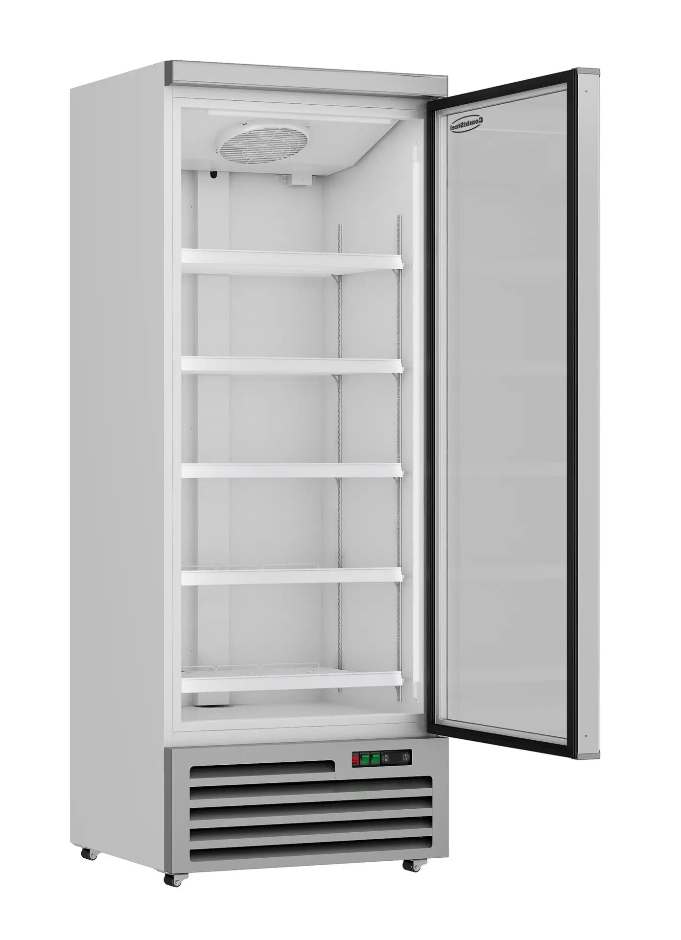 CombiSteel Single Glass Door Display Fridge JDE-600R 7455.2212 - Image 2