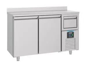CombiSteel 600 Refrigerated Counter Double Door with Disposal Drawer for Coffee 7489.5260