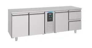 CombiSteel 700 Series Refrigerated Counter Triple Door and 2 Drawers Monoblock Energy Line 7489.5360