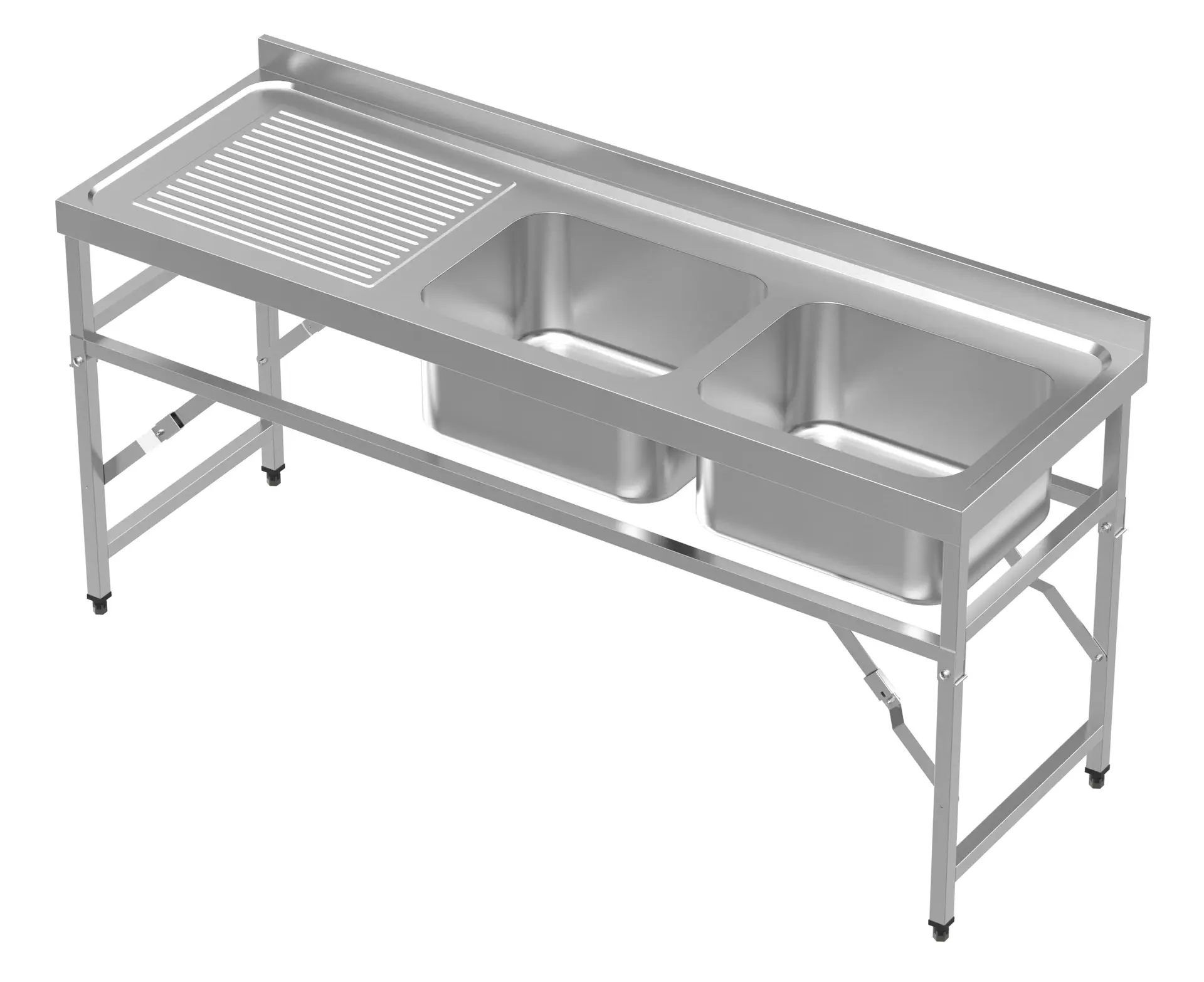 CombiSteel 600 Fold Down Sink Unit 1800 2R 7490.0280