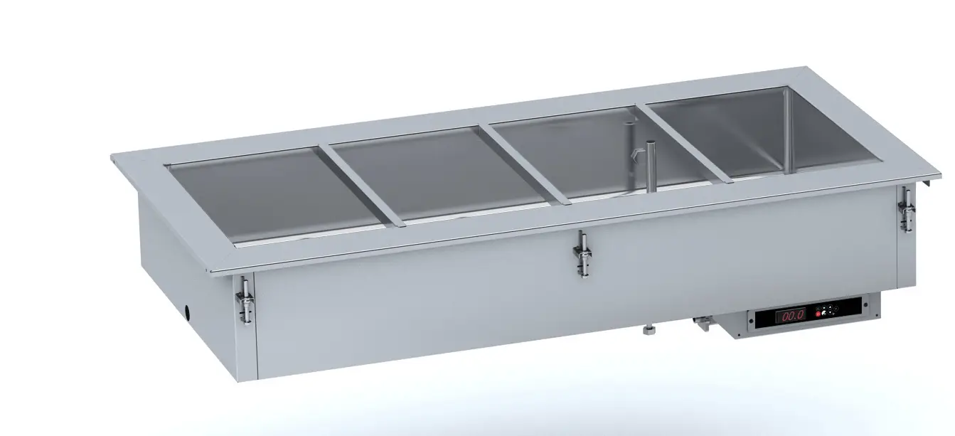 CombiSteel Drop-in Bain-marie Unit 2/1 - Automatic Water Filling 7495.0285