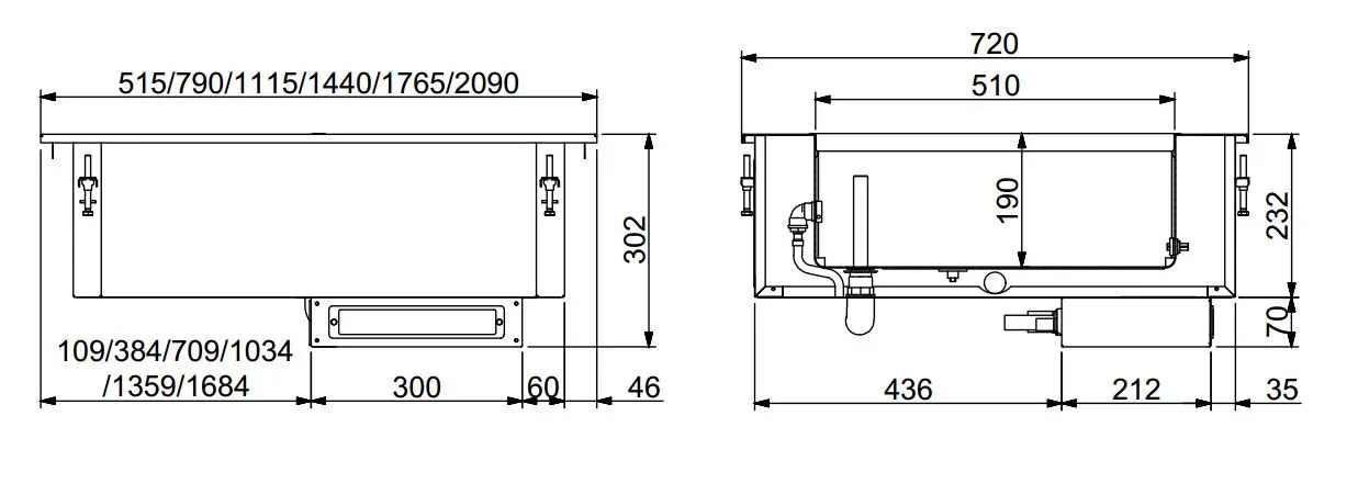 CombiSteel Drop-in Bain-marie Unit 5/1 - Automatic Water Filling 7495.0300 - Image 2