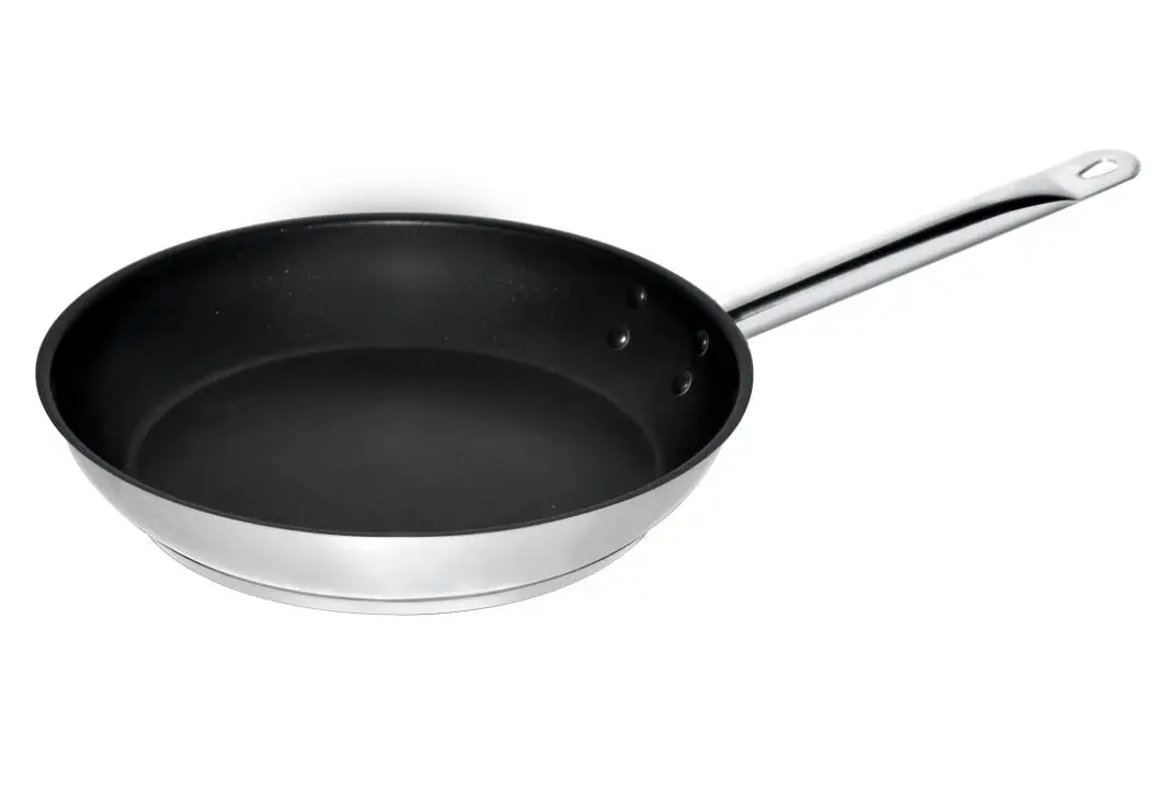 CombiSteel Frypan Stainless Steel + Non-stick Coating Ø32cm 4L 7501.0112 - Image 2