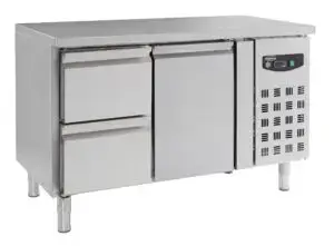 CombiSteel 700 Series Refrigerated Counter Single Door and 2 Drawers 7950.0200