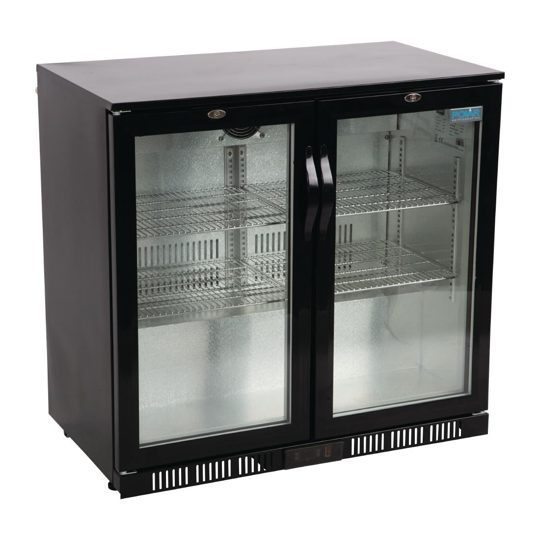 Polar G-Series Back Bar Cooler with Hinged Doors 198Ltr GL012