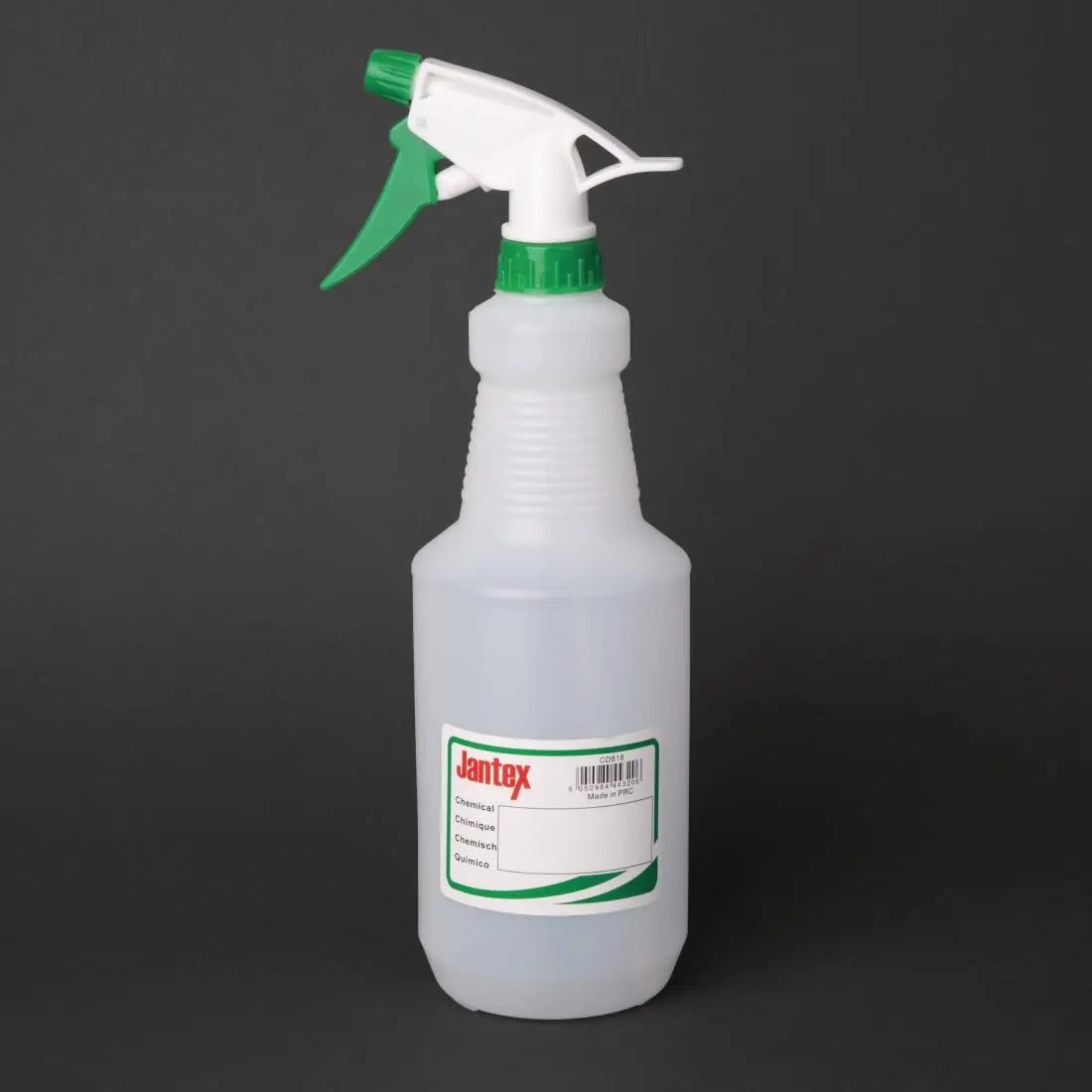 Jantex Colour-Coded Trigger Spray Bottle Green 750ml CD818
