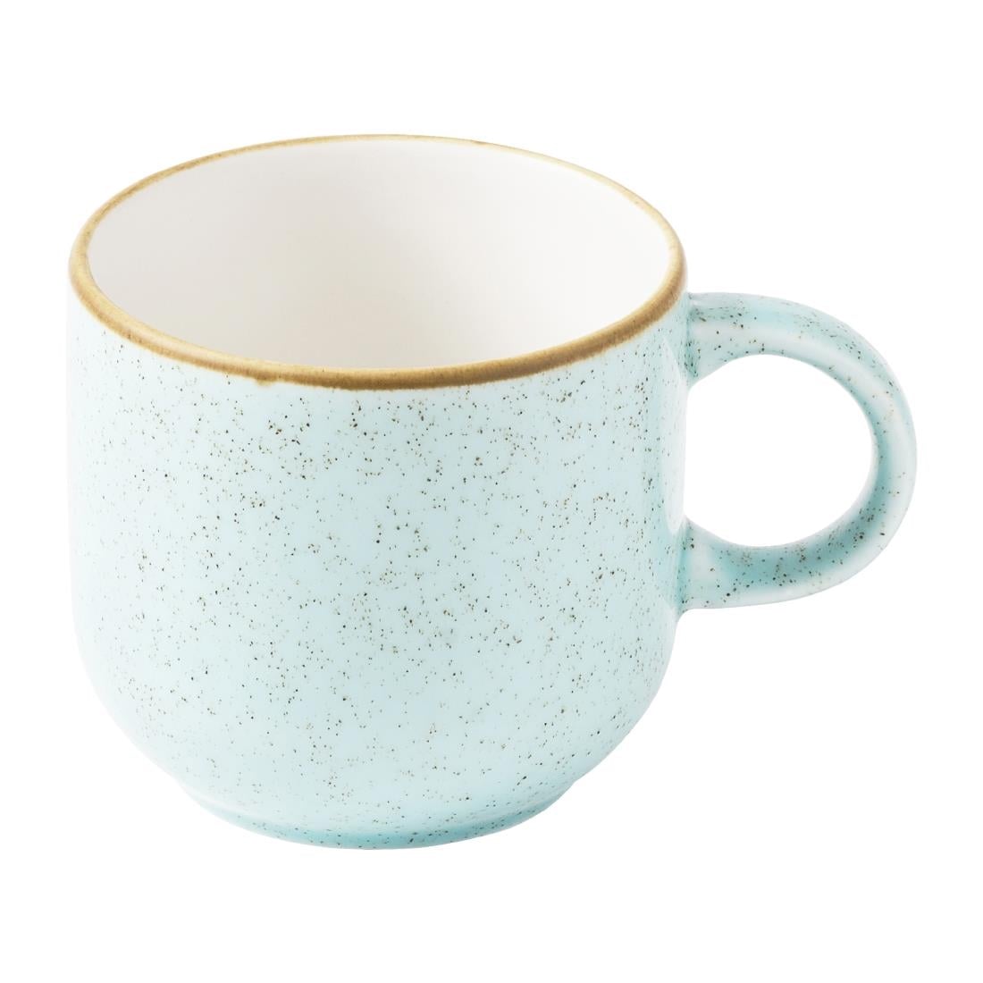 Churchill Stonecast Bubble Mugs Duck Egg Blue 340ml (12 Pack) JF633