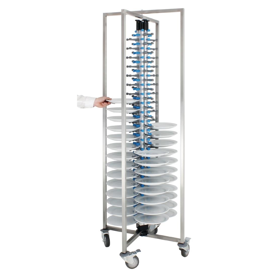 Vogue Mobile Plate Rack 84 Plates GK978 - Image 6