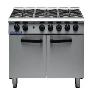 Blue Seal 6 Burner Oven Range Medium Duty LPG G750 6 CM603-P