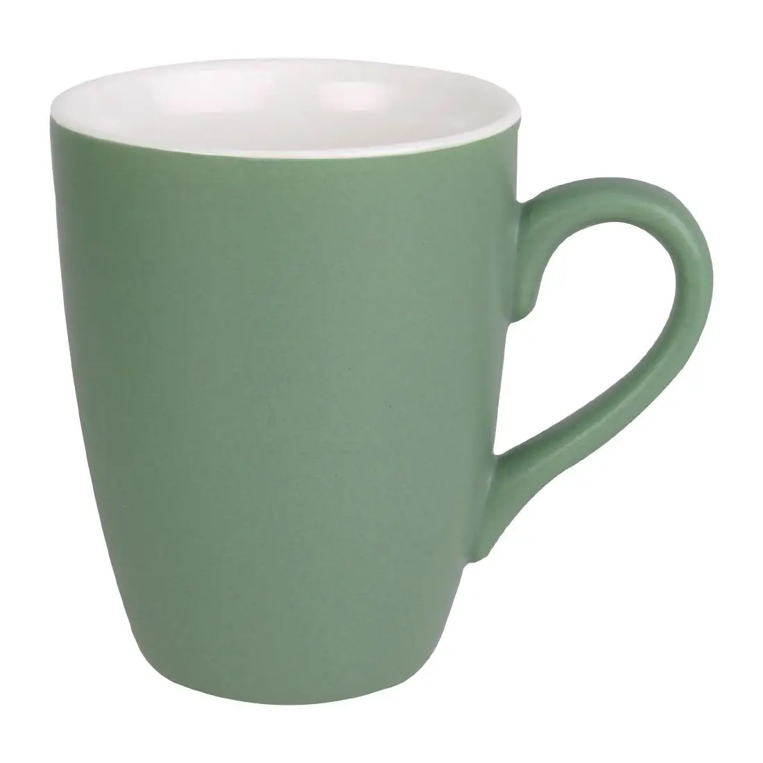 Olympia Pastel Mugs Green 340ml (6 Pack) CS044