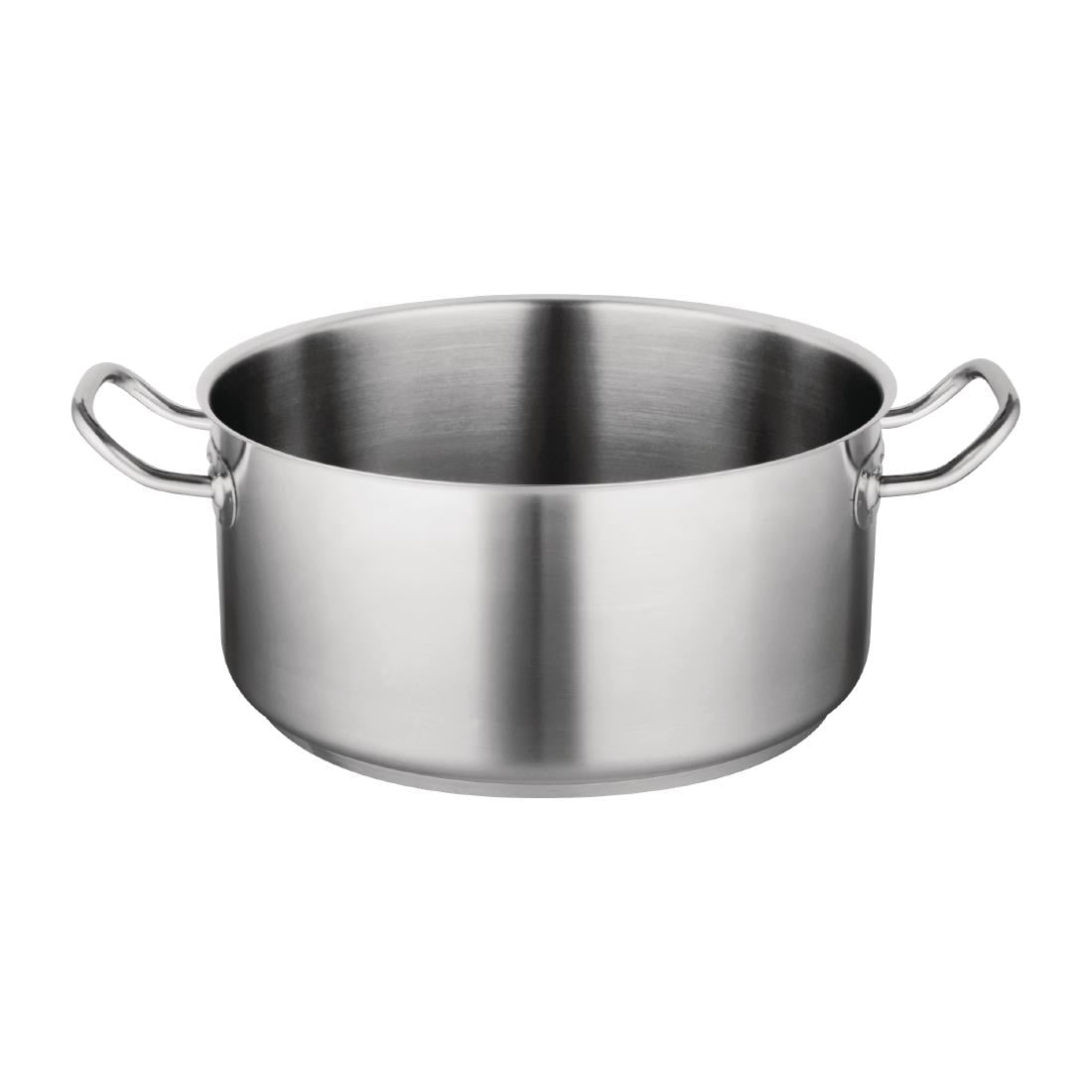 Vogue Stainless Steel Casserole Pan 36cm T187