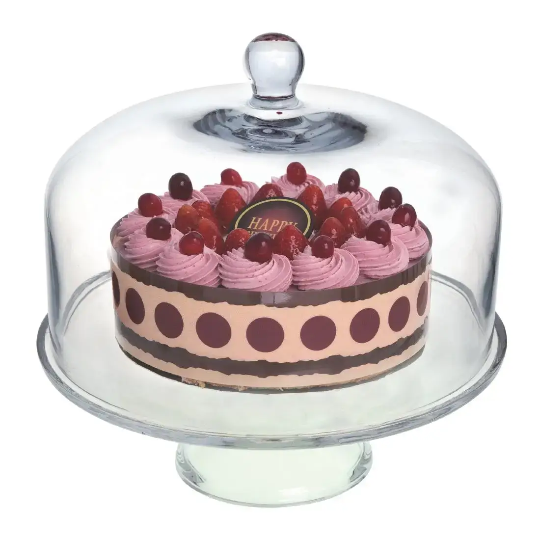 Olympia Glass Cake Stand Dome CS014 - Image 3
